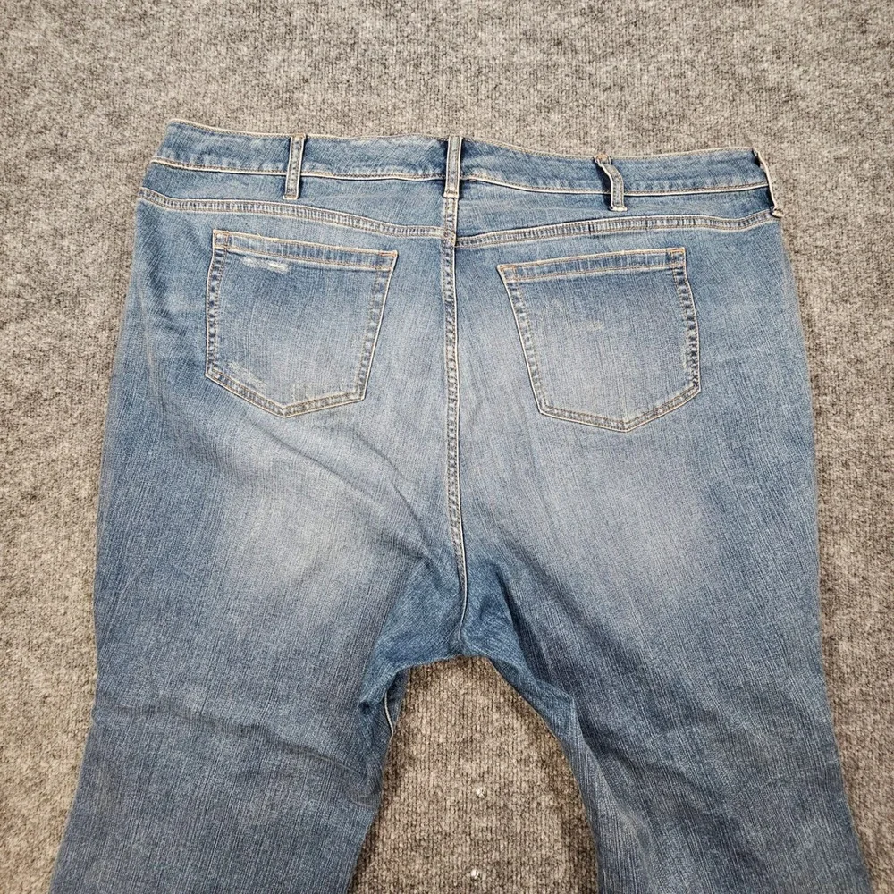 Torrid Mid Rise Slim Boot Jeans Womens Size 24S Vintage Stretch Distressed Blue